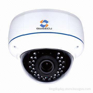 IP Speed Dome Camera, 2.0MP Waterproof and Vandal-proof IK10 ICR LEDs, Length 20m